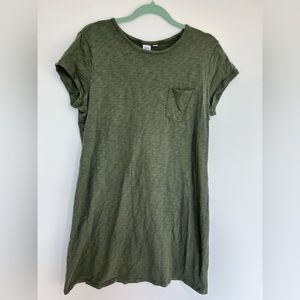 Gap Green T-Shirt Dress